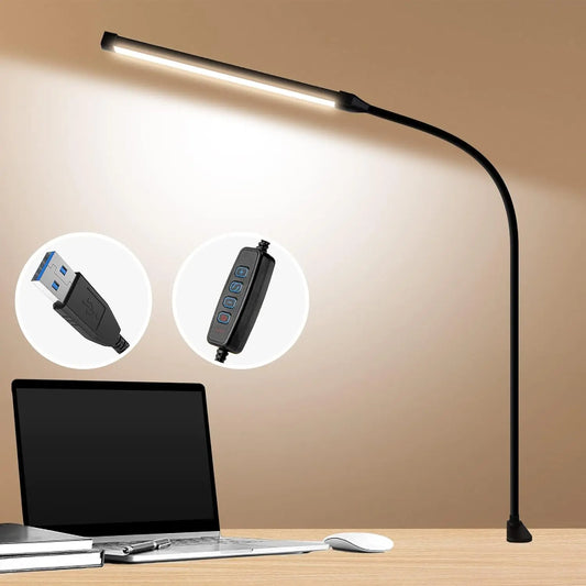 A LED Desk Lamp with Clamp